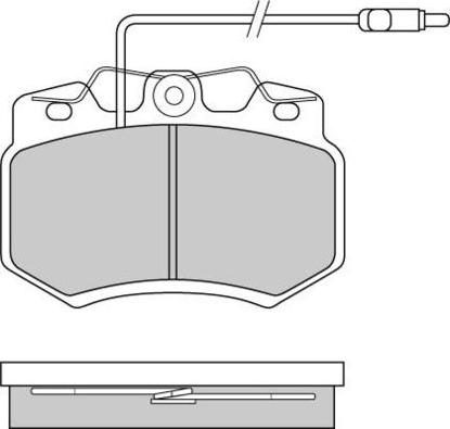 FTE 9002199 - Тормозные колодки, дисковые, комплект autosila-amz.com