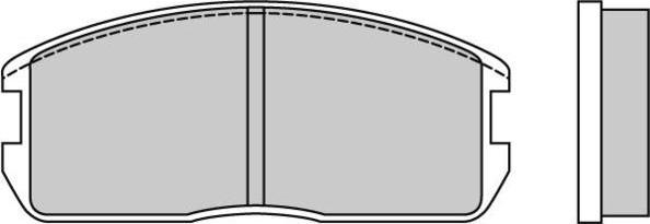 E.T.F. 12-0270 - Тормозные колодки, дисковые, комплект autosila-amz.com