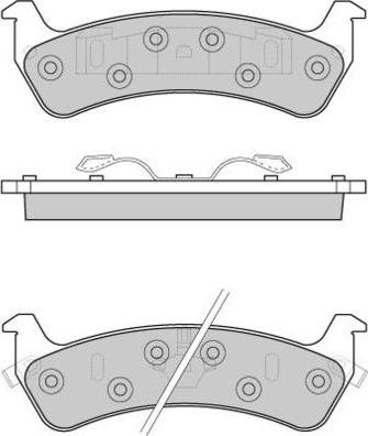 FTE 9005348 - Тормозные колодки, дисковые, комплект autosila-amz.com