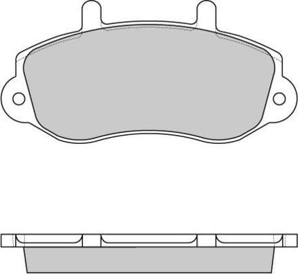 E.T.F. 12-0767 - Тормозные колодки, дисковые, комплект autosila-amz.com