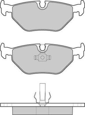 E.T.F. 12-0710 - Тормозные колодки, дисковые, комплект autosila-amz.com