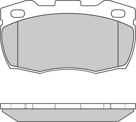 E.T.F. 12-0717 - Тормозные колодки, дисковые, комплект autosila-amz.com