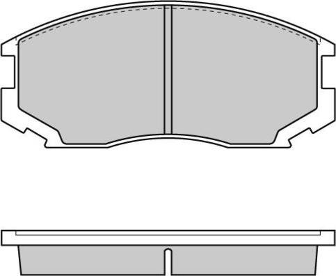 Triscan 811041006 - Тормозные колодки, дисковые, комплект autosila-amz.com