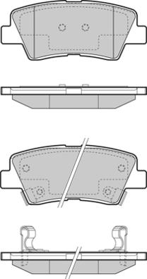 Ashuki 1083-1130 - Тормозные колодки, дисковые, комплект autosila-amz.com