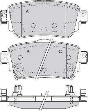 Pilenga BMFD3337 - Тормозные колодки, дисковые, комплект autosila-amz.com