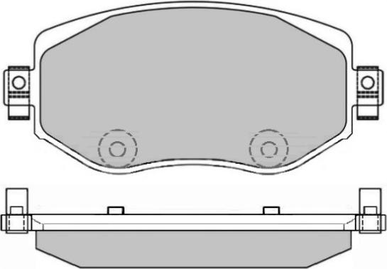 E.T.F. 12-1693 - Тормозные колодки, дисковые, комплект autosila-amz.com