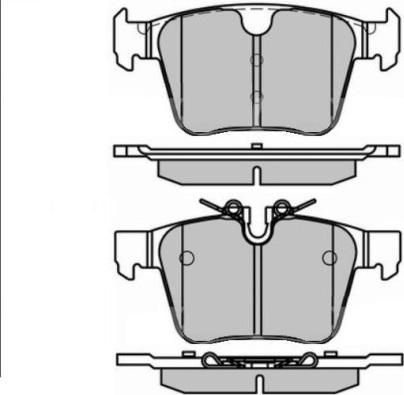 Jaguar T2H 53849 - Тормозные колодки, дисковые, комплект autosila-amz.com