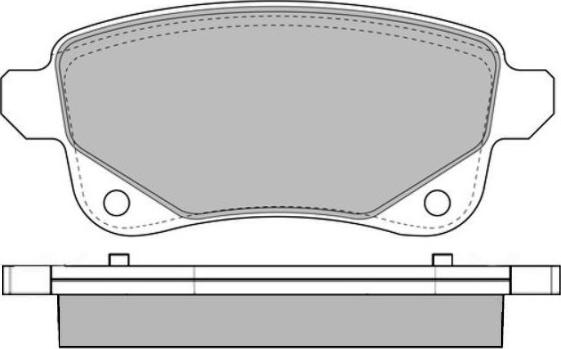 E.T.F. 12-1689 - Тормозные колодки, дисковые, комплект autosila-amz.com