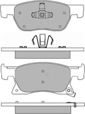 CAR PNT8402K - Тормозные колодки, дисковые, комплект autosila-amz.com