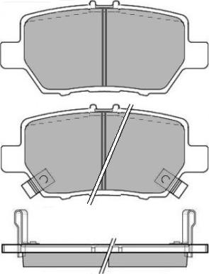 Sangsin Brake SP4063 - Тормозные колодки, дисковые, комплект autosila-amz.com