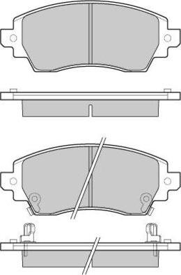 Magneti Marelli 363916061028 - Тормозные колодки, дисковые, комплект autosila-amz.com