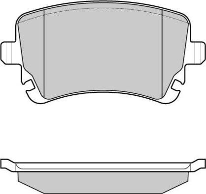 Triscan P 85 076 - Тормозные колодки, дисковые, комплект autosila-amz.com