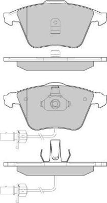 E.T.F. 12-1081 - Тормозные колодки, дисковые, комплект autosila-amz.com