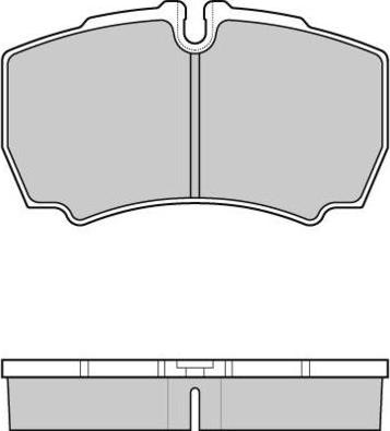 E.T.F. 12-1025 - Тормозные колодки, дисковые, комплект autosila-amz.com