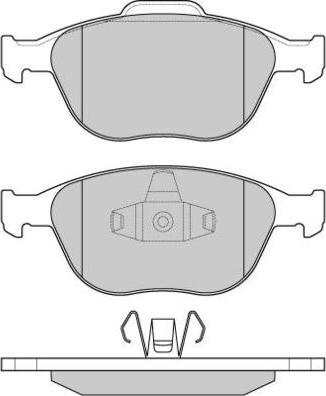 E.T.F. 12-1078 - Тормозные колодки, дисковые, комплект autosila-amz.com