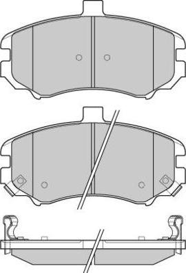 E.T.F. 12-1197 - Тормозные колодки, дисковые, комплект autosila-amz.com