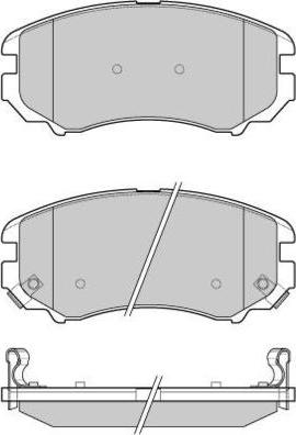 E.T.F. 12-1146 - Тормозные колодки, дисковые, комплект autosila-amz.com