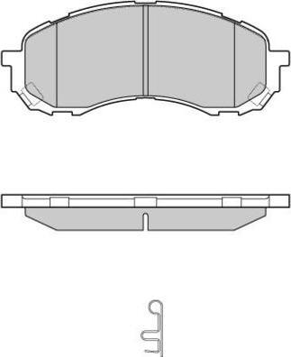 Triscan P1181311 - Тормозные колодки, дисковые, комплект autosila-amz.com