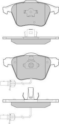 E.T.F. 12-1150 - Тормозные колодки, дисковые, комплект autosila-amz.com