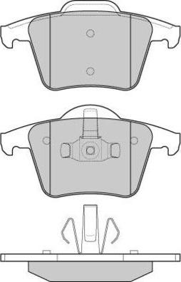 E.T.F. 12-1110 - Тормозные колодки, дисковые, комплект autosila-amz.com