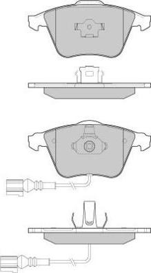 E.T.F. 12-1136 - Тормозные колодки, дисковые, комплект autosila-amz.com