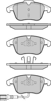 Omnicraft 2453968 - Тормозные колодки, дисковые, комплект autosila-amz.com