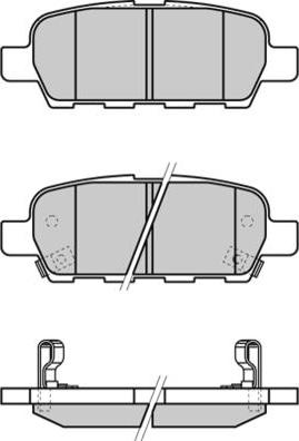 E.T.F. 12-1351 - Тормозные колодки, дисковые, комплект autosila-amz.com