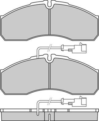 Roulunds Braking FO 484881 - Тормозные колодки, дисковые, комплект autosila-amz.com