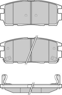 Triscan 92-P1360312 - Тормозные колодки, дисковые, комплект autosila-amz.com