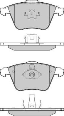 E.T.F. 12-1301 - Тормозные колодки, дисковые, комплект autosila-amz.com