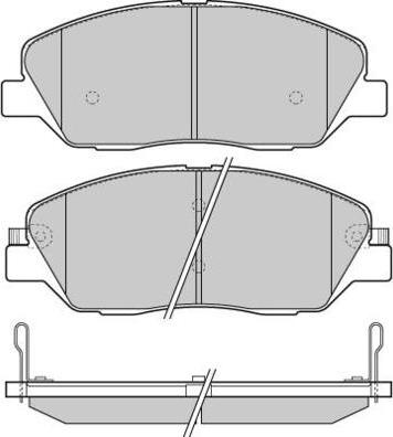 E.T.F. 12-1313 - Тормозные колодки, дисковые, комплект autosila-amz.com