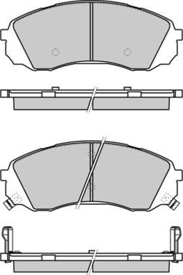 E.T.F. 12-1336 - Тормозные колодки, дисковые, комплект autosila-amz.com