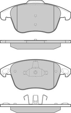 E.T.F. 12-1330 - Тормозные колодки, дисковые, комплект autosila-amz.com