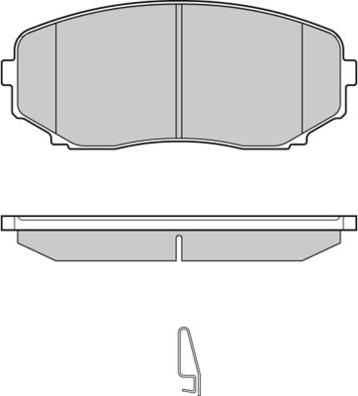 Akebono AN-736KE - Тормозные колодки, дисковые, комплект autosila-amz.com