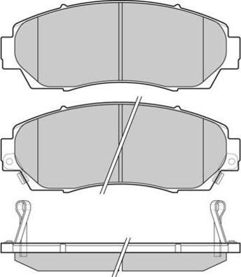 Sangsin Brake GP2115A - Тормозные колодки, дисковые, комплект autosila-amz.com