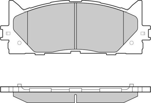 E.T.F. 12-1253 - Тормозные колодки, дисковые, комплект autosila-amz.com