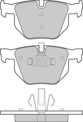 E.T.F. 12-1263 - Тормозные колодки, дисковые, комплект autosila-amz.com