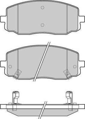 Sangsin Brake GP1172 - Тормозные колодки, дисковые, комплект autosila-amz.com