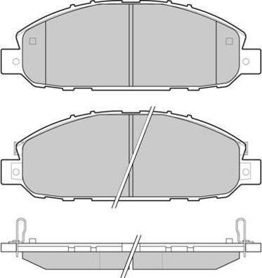 E.T.F. 12-1237 - Тормозные колодки, дисковые, комплект autosila-amz.com