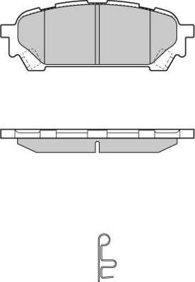 E.T.F. 12-1270 - Тормозные колодки, дисковые, комплект autosila-amz.com