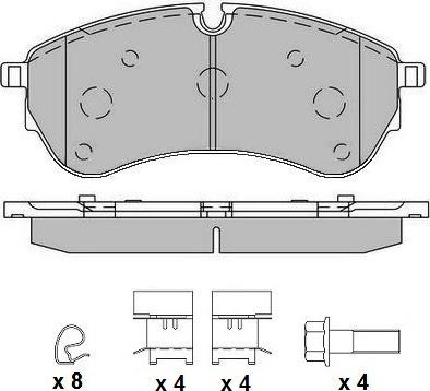 CAR PNT6602 - Тормозные колодки, дисковые, комплект autosila-amz.com