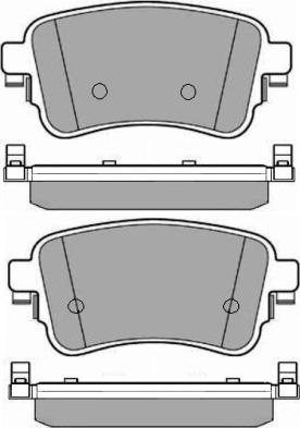 E.T.F. 12-1700 - Тормозные колодки, дисковые, комплект autosila-amz.com