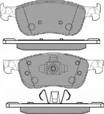 Valeo 9011116 - Тормозные колодки, дисковые, комплект autosila-amz.com