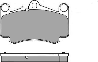 Metelli 22-0893-0K - Тормозные колодки, дисковые, комплект autosila-amz.com