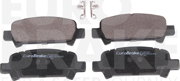 Eurobrake 5502224411 - Тормозные колодки, дисковые, комплект autosila-amz.com