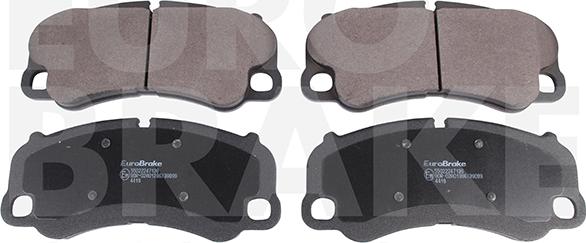 Eurobrake 55022247136 - Тормозные колодки, дисковые, комплект autosila-amz.com