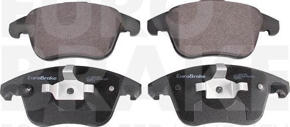 Eurobrake 5502221956 - Тормозные колодки, дисковые, комплект autosila-amz.com
