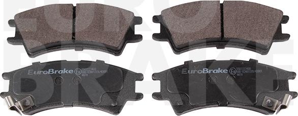 Eurobrake 5502223408 - Тормозные колодки, дисковые, комплект autosila-amz.com
