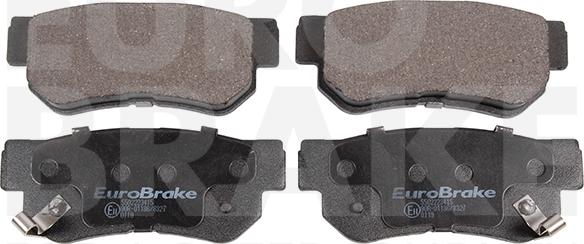 Eurobrake 5502223415 - Тормозные колодки, дисковые, комплект autosila-amz.com