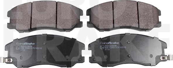 Eurobrake 5502223638 - Тормозные колодки, дисковые, комплект autosila-amz.com